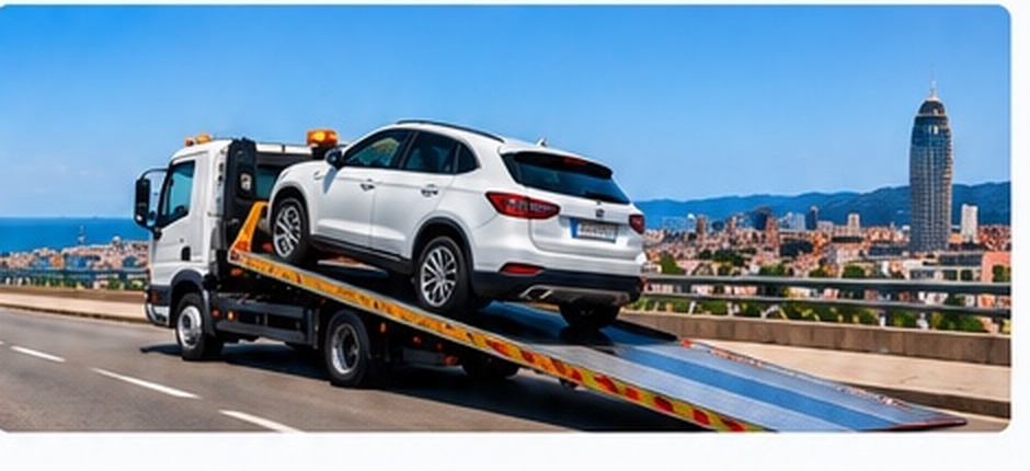 Transporte de un SUV en Barcelona